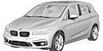 BMW F45 B0814 Fault Code